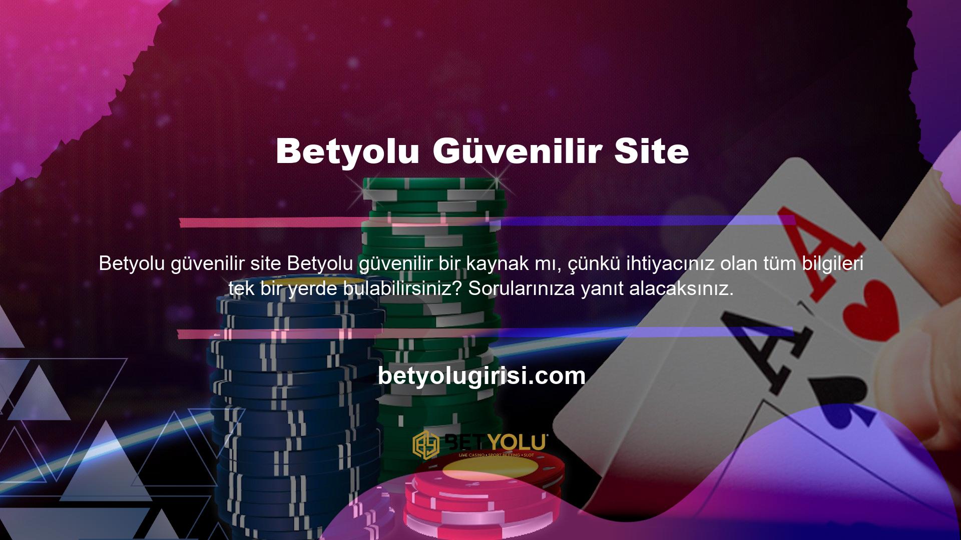 Şık tasarımı ve kullanıcı dostu arayüzü ile, süper popüler olan Betyolu sayfalarında harika sonuçlar elde edebileceksiniz